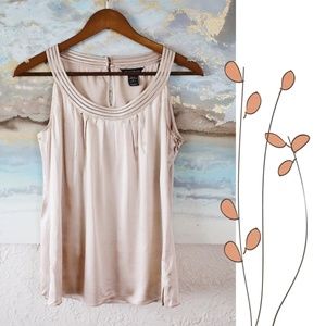 White House Black Market WHBM silk top